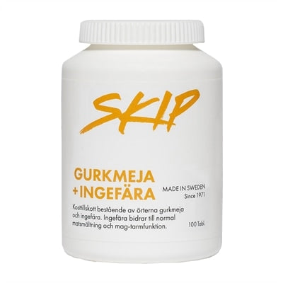 Gurkmeja+ Ingefära 100 tabletter - Skip Nutrition