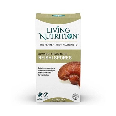 Organic Fermented Reishi Spores 60 kapslar - Living Nutrition