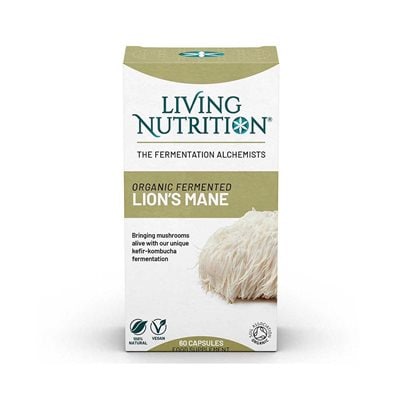 Organic Fermented Lion's Mane 60 kapslar - Living Nutrition