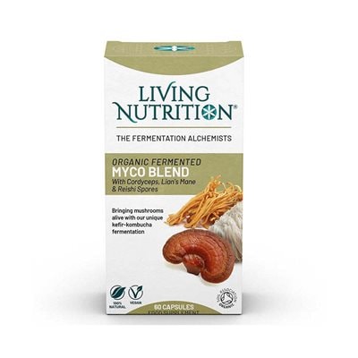 Organic Fermented Myco Blend 60 kapslar - Living Nutrition