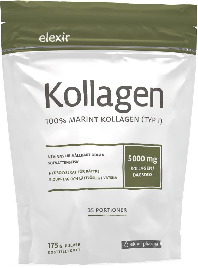 Kollagen Pulver Marin Kollagen 175 gram - elexir pharma