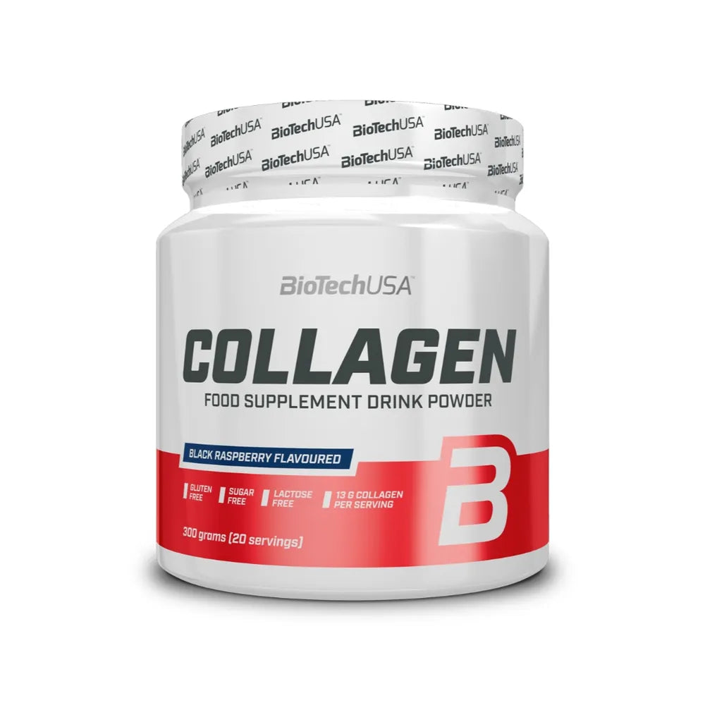 Collagen 300 g, Black Raspberry - BioTech USA