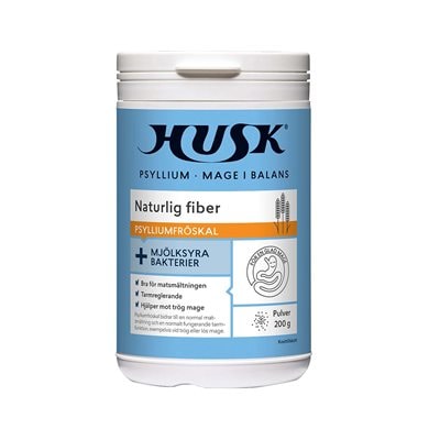 Husk Fiber + Mjölksyra 200g - HUSK