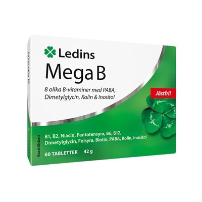 Mega B 60 tabletter - Ledins
