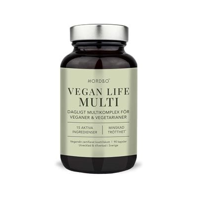 Vegan Life Multi 90 kapslar - Nordbo