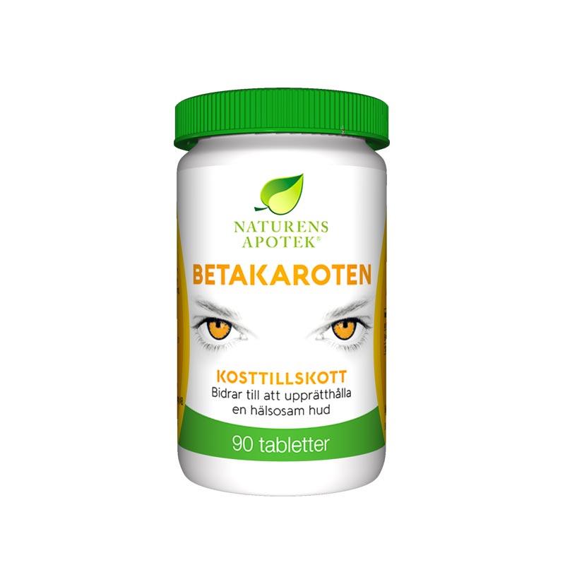 Betakaroten 90 tabletter - Naturens Apotek