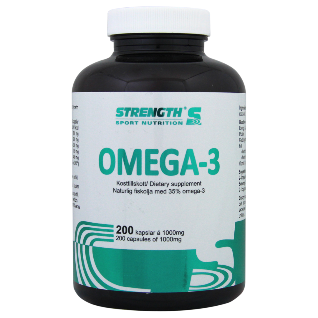 Strength Omega-3 200 kapslar - Strength Sport Nutrition