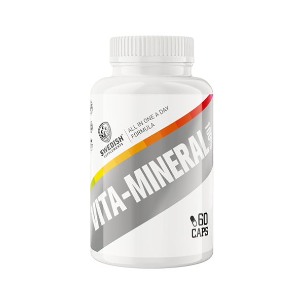 100% Vita-Mineral 60 kapslar - Swedish Supplements