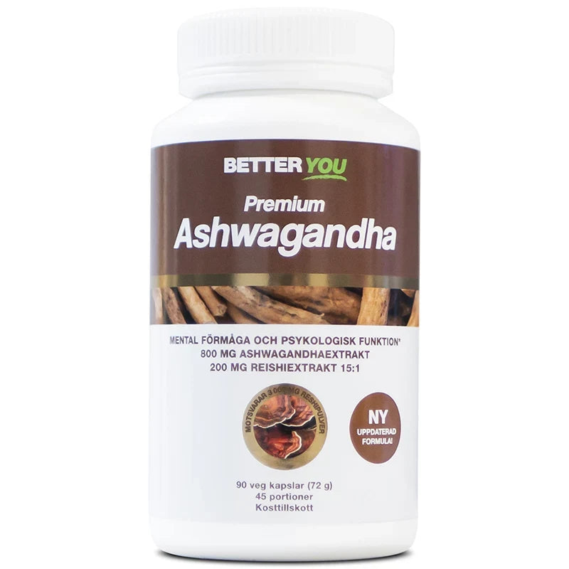 Premium Ashwagandha 90 Kapslar - Better You