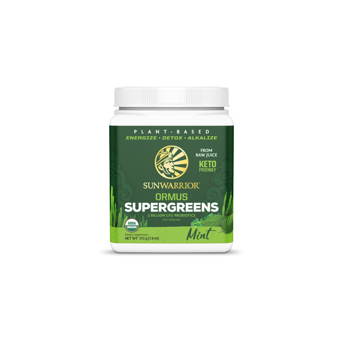 Ormus Super Greens Mint 225 g EKO - Sunwarrior