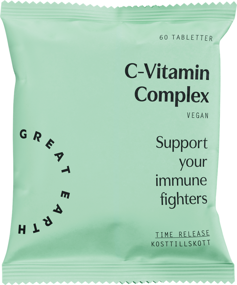 C-Vitamin Complex refill 60 tabletter - Great Earth