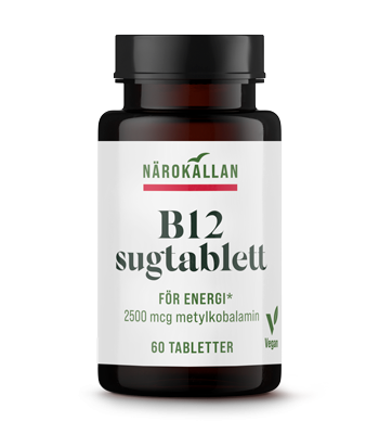 B12 Sugtablett 60 tabletter - Närokällan