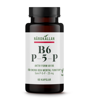 B6 P5P 25 mg 60 kapslar - Närokällan