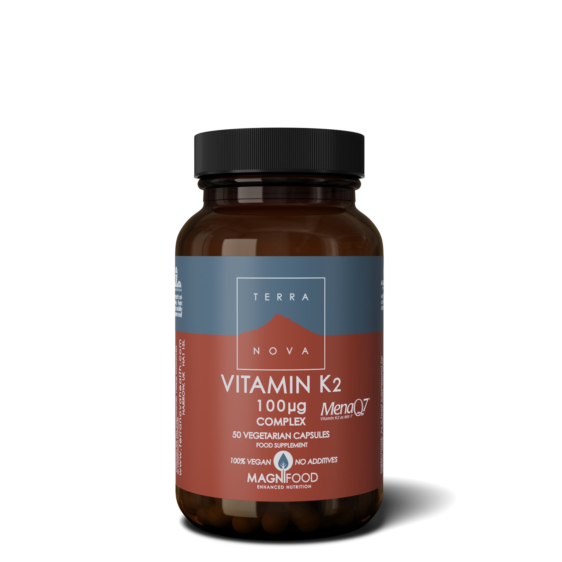 Vitamin K2 100µg Complex 50 kapslar - Terranova