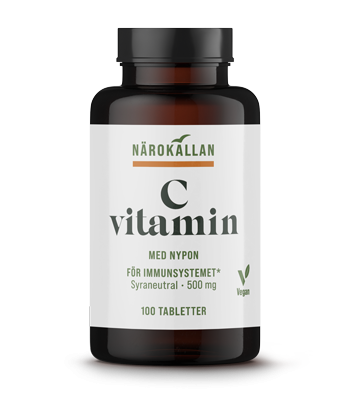 C-vitamin 500 mg 100 tabletter - Närokällan