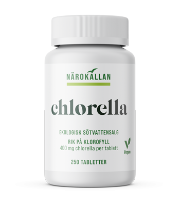 Chlorella 250 tabletter EKO - Närokällan