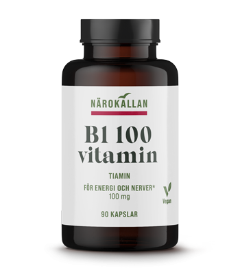 B1 100 mg 90 kapslar - Närokällan