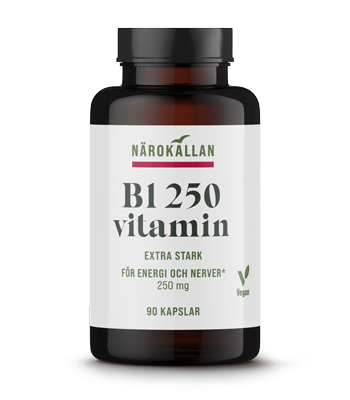 B1 250mg 90 kapslar - Närokällan