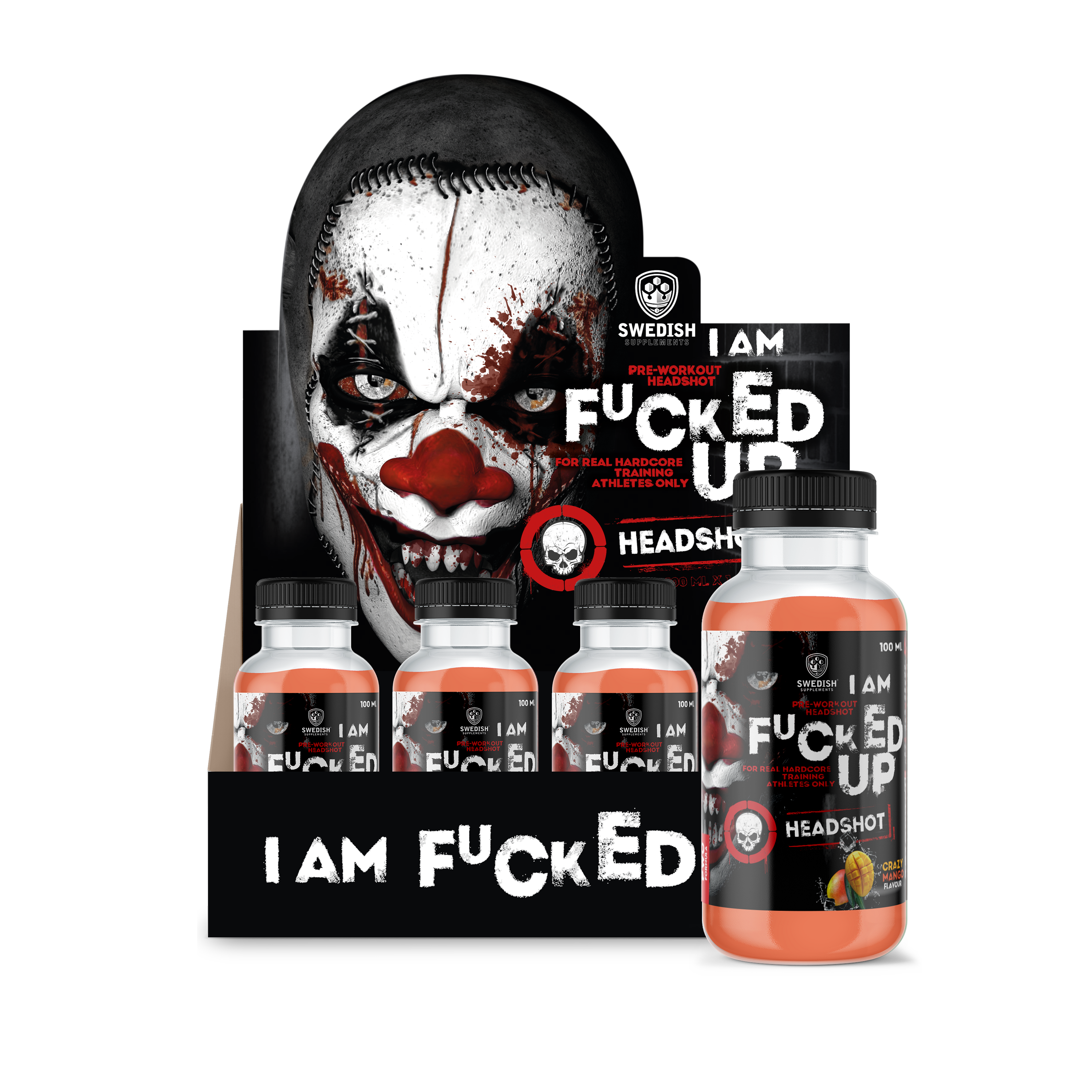 Fucked Up Headshot - 16x100ml - Swedish Supplements