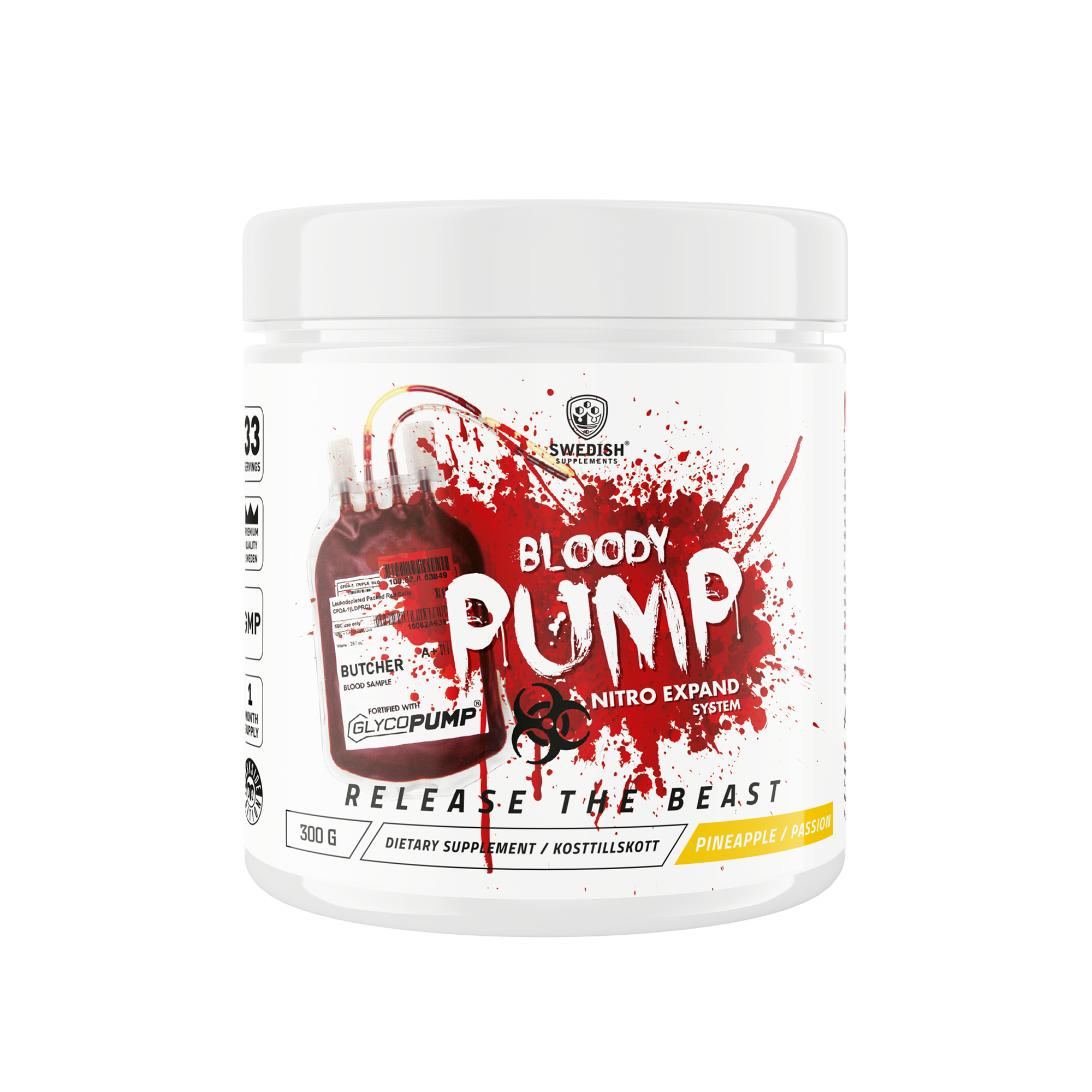 Bloody Pump PWO 300g - Swedish Supplements