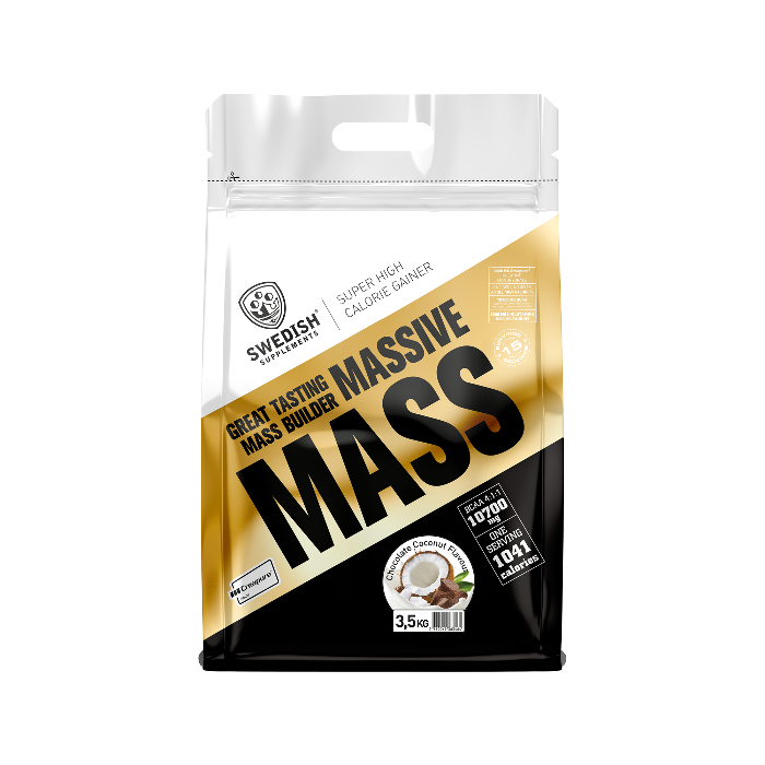 Massive Mass 3,5kg – Super High Calorie Gainer - Swedish Supplements