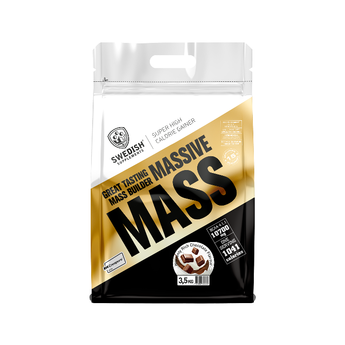 Massive Mass 3,5kg – Super High Calorie Gainer - Swedish Supplements