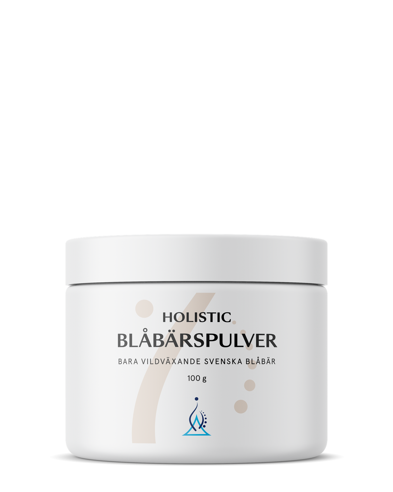 Blåbärspulver, 100 g - Holistic