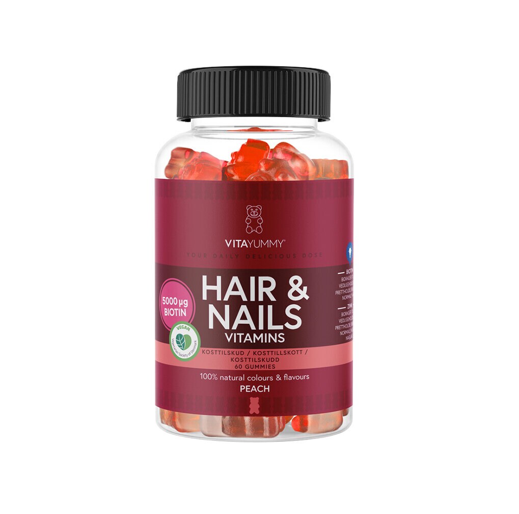 Hair Nails Vitamin Peach 60st - VitaYummy