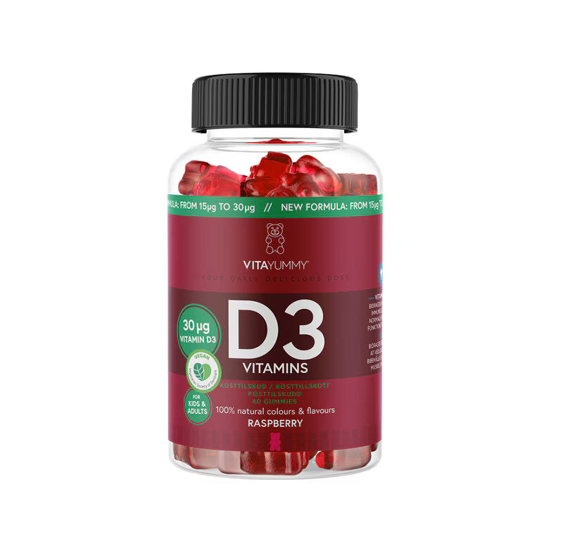 D3 Vitamin Raspberry 60st - VitaYummy