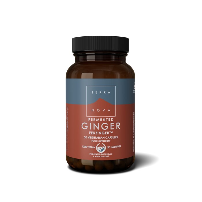 Fermented Ginger Ferzinger 250mg 50 kapslar - Terranova