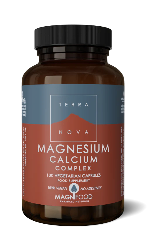 Magnesium Calcium 2:1 Complex 50mg 100 kapslar - Terranova