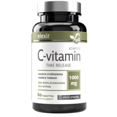 C-vitamin Time release 60 tabletter - elexir pharma
