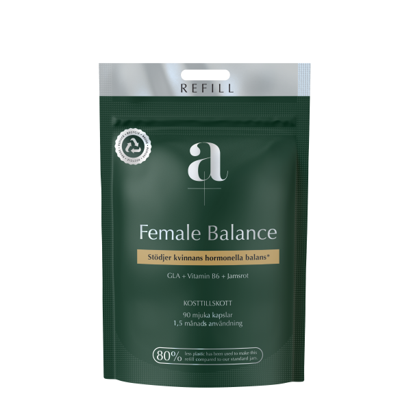 Female Balance 90 mjuka kapslar Refillpåse - A+