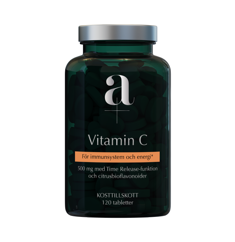 Vitamin C 500mg time release 120 tabletter - a+