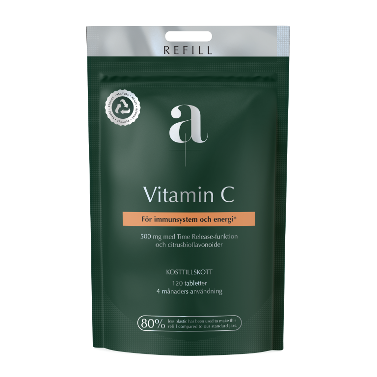 Vitamin C Time Release 120 tabletter refill - a+