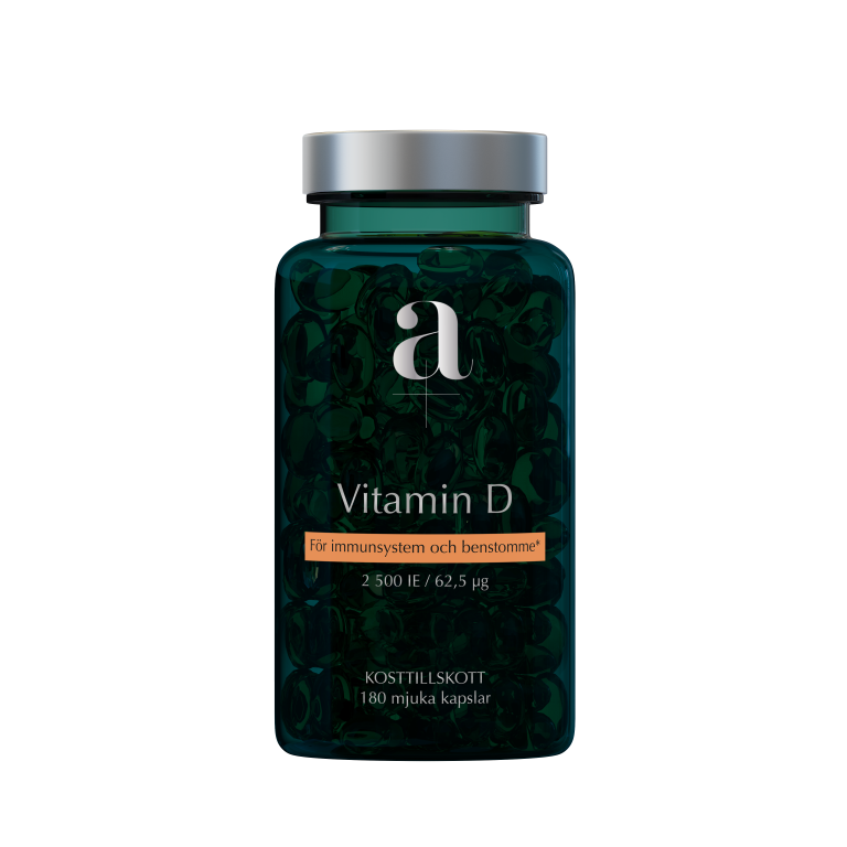 Vitamin D 2500IE 180 mjuka kapslar - A+