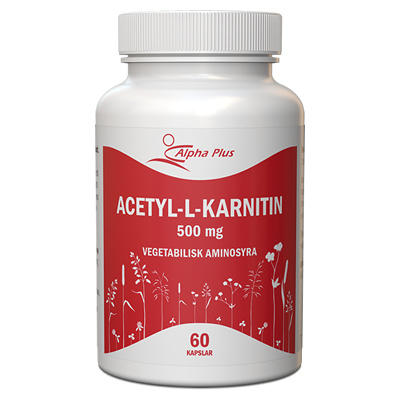 Acetyl-L-karnitin 60 kapslar - Alpha Plus