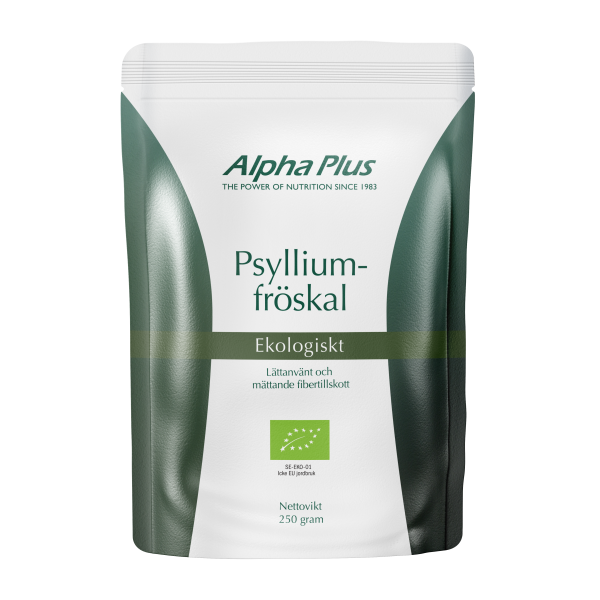 Psylliumfröskal EKO 250 g SE-EKO-03 - Alpha Plus