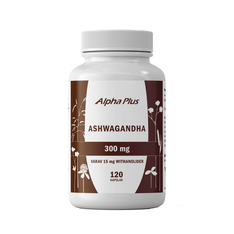 Ashwagandha 120 kapslar - Alpha Plus