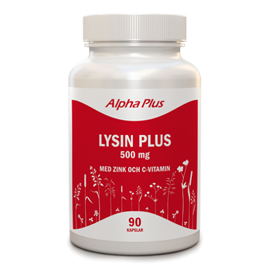 Lysin Plus 500 mg 90 kapslar - Alpha Plus