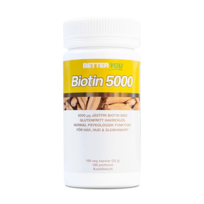 Biotin 5000 100 kapslar - Better You