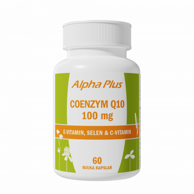 Coenzym Q10 100mg 60 mjuka kapslar - Alpha Plus