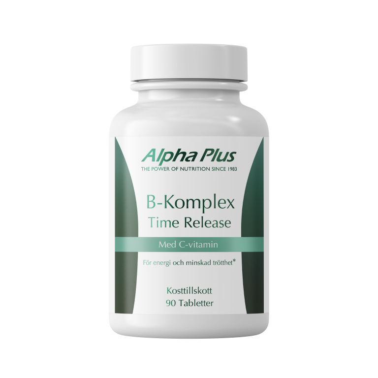 B-komplex Time Release 90 tabletter - Alpha Plus