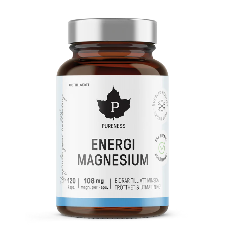 Energimagnesium 120 kapslar - Pureness