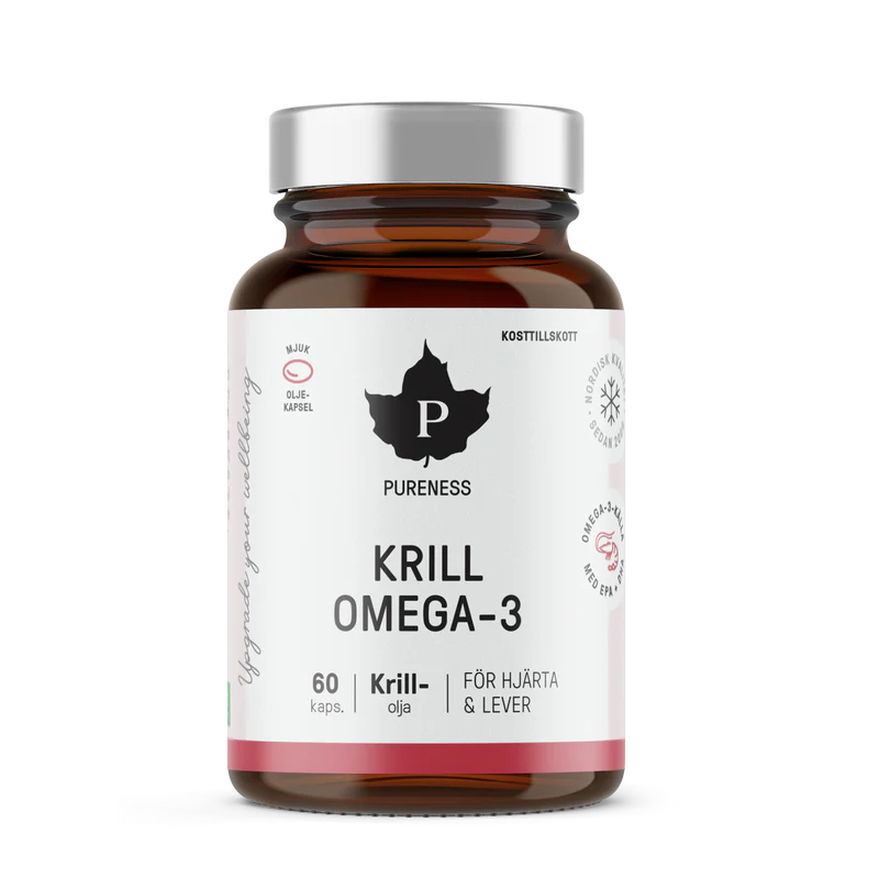 Krill Omega-3 60 kapslar - Pureness