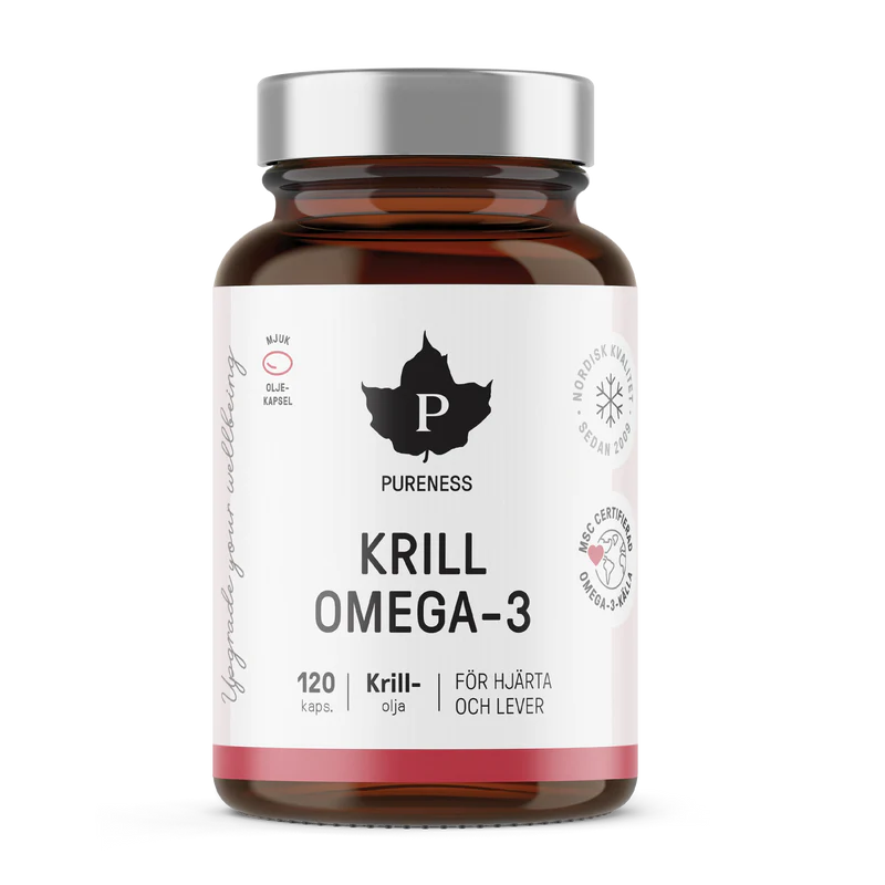 Krill Omega-3 120 kapslar - Pureness