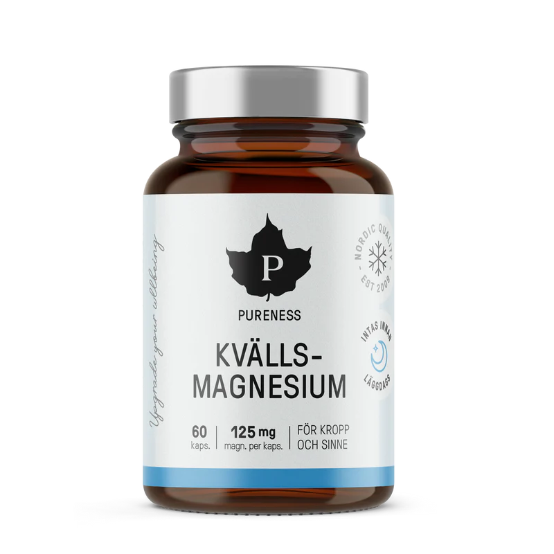 Kvällsmagnesium 60 kapslar - Pureness