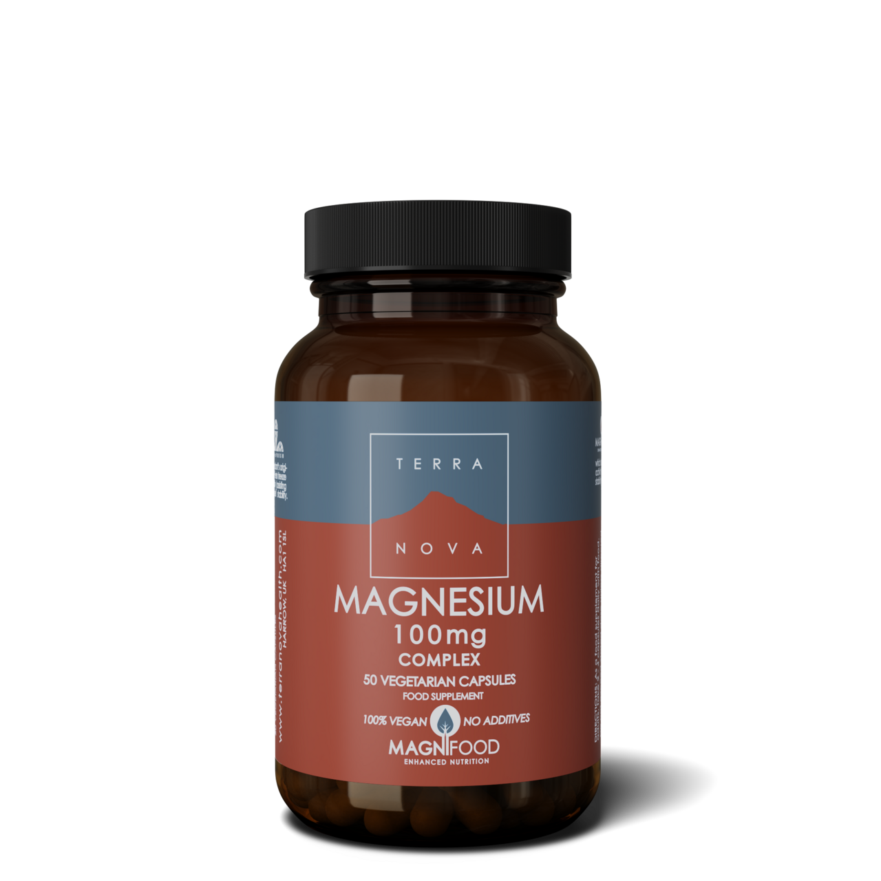 Magnesium 100mg 50 kapslar - Terranova