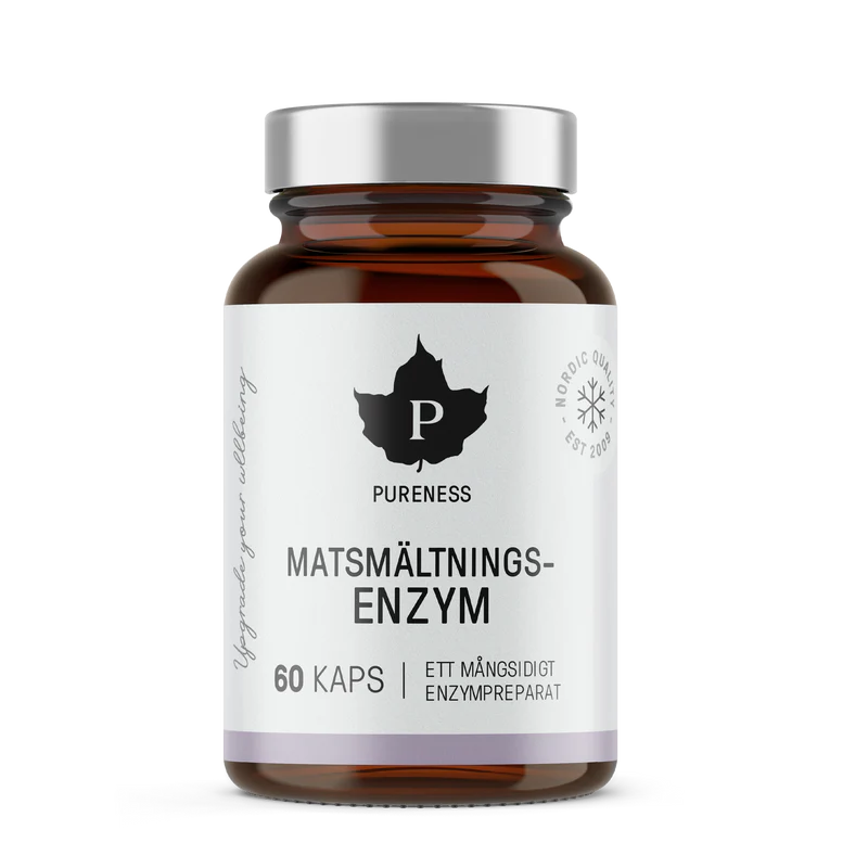 Matsmältningsenzym 60 kapslar - Pureness