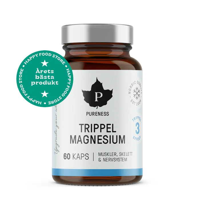 Trippel Magnesium 60 kapslar - Pureness